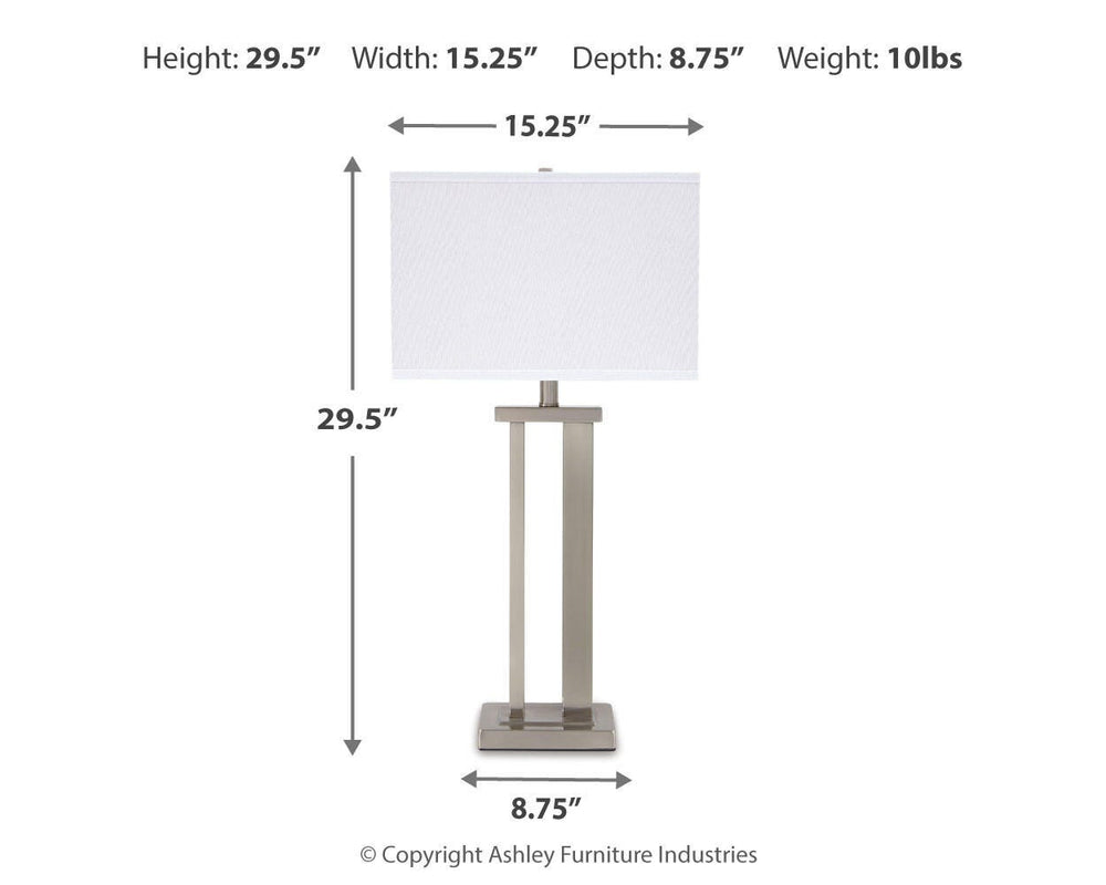 Aniela Table Lamp (Set of 2) - Pearl Silver (4)