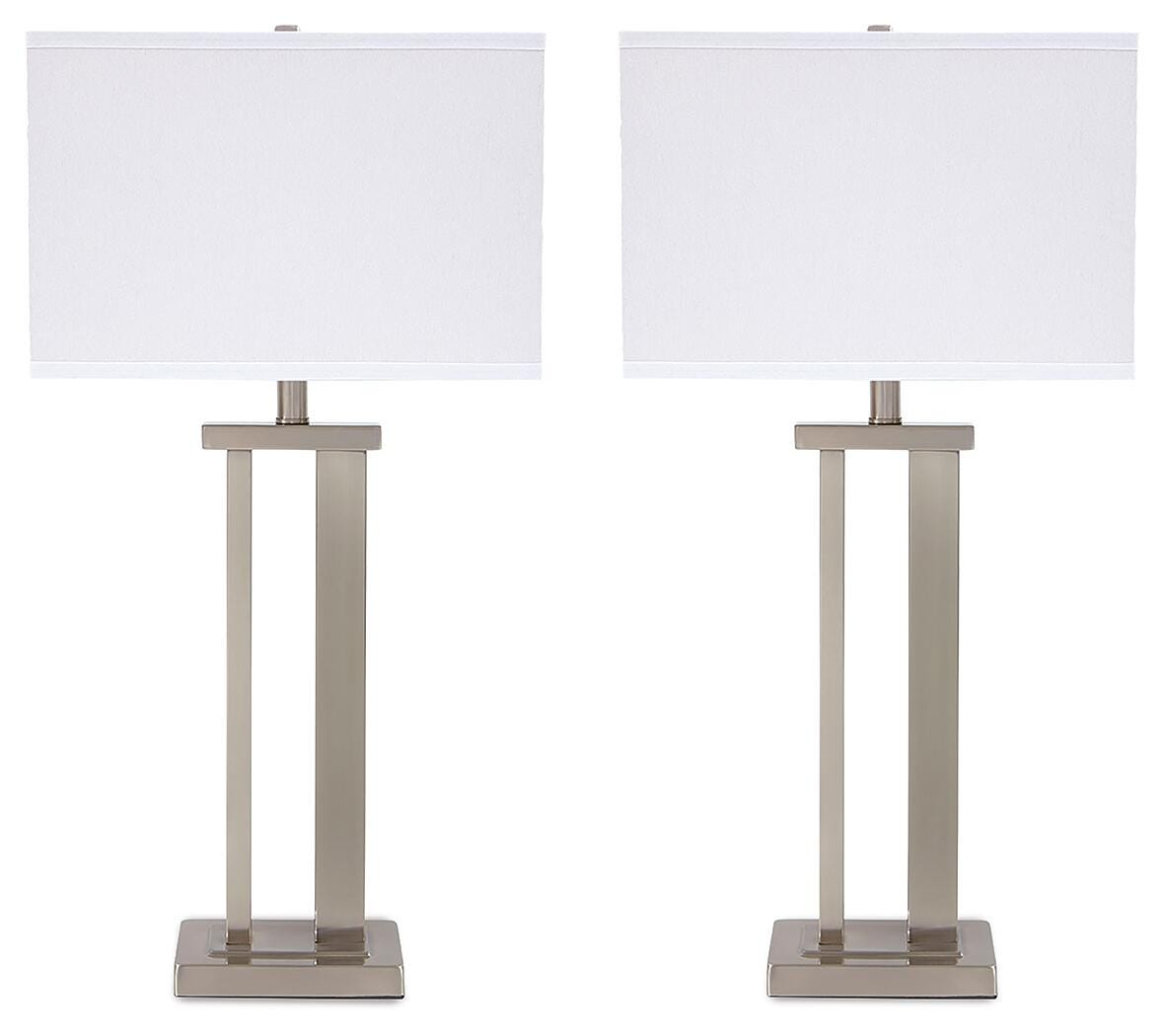 Aniela Table Lamp (Set of 2) - Pearl Silver (1)