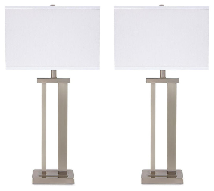 Aniela Table Lamp (Set of 2) - Pearl Silver (1)