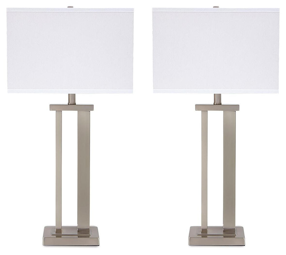 Aniela Table Lamp (Set of 2) - Pearl Silver (1)