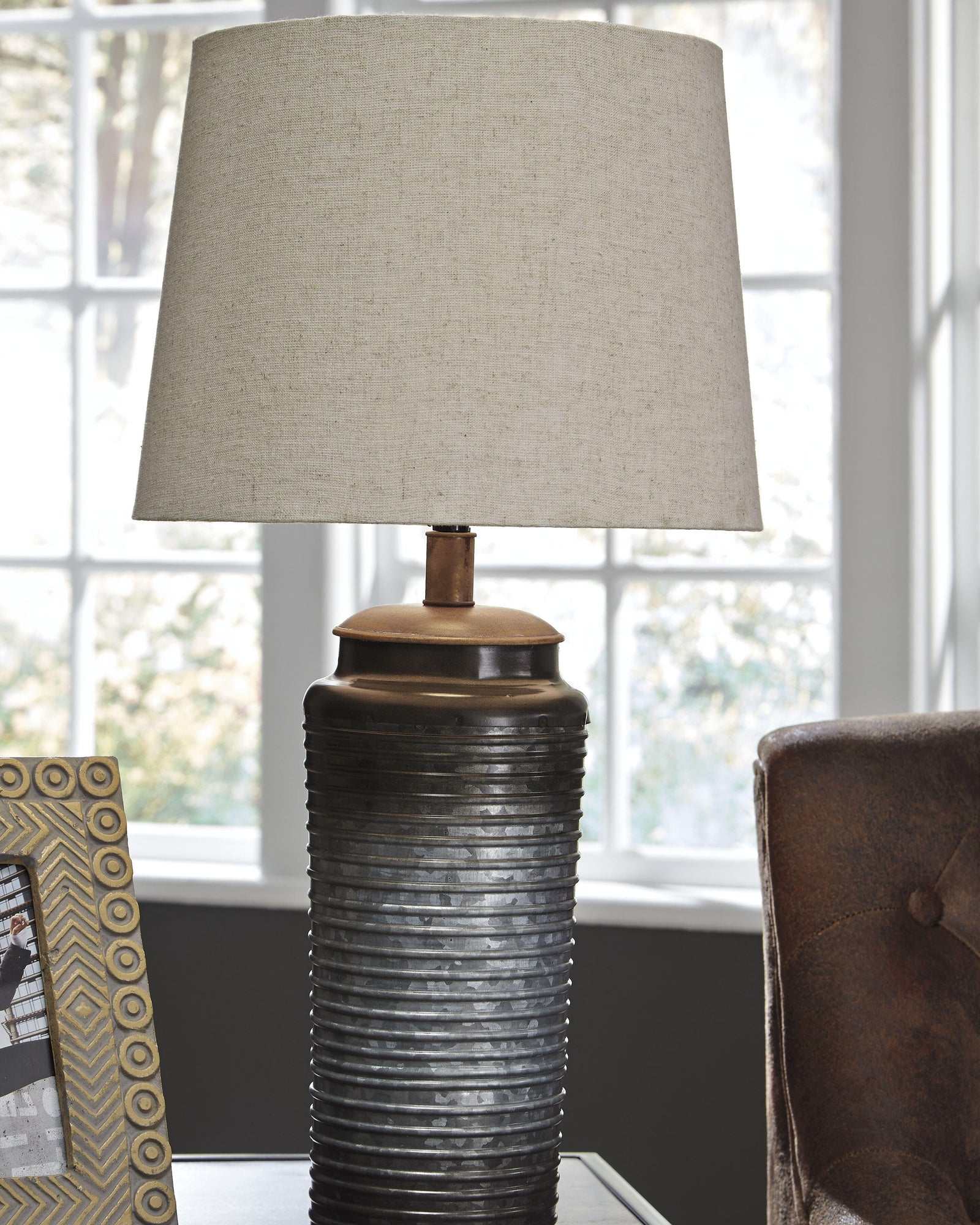 Norbert Table Lamp (Set of 2) - Gray (2)