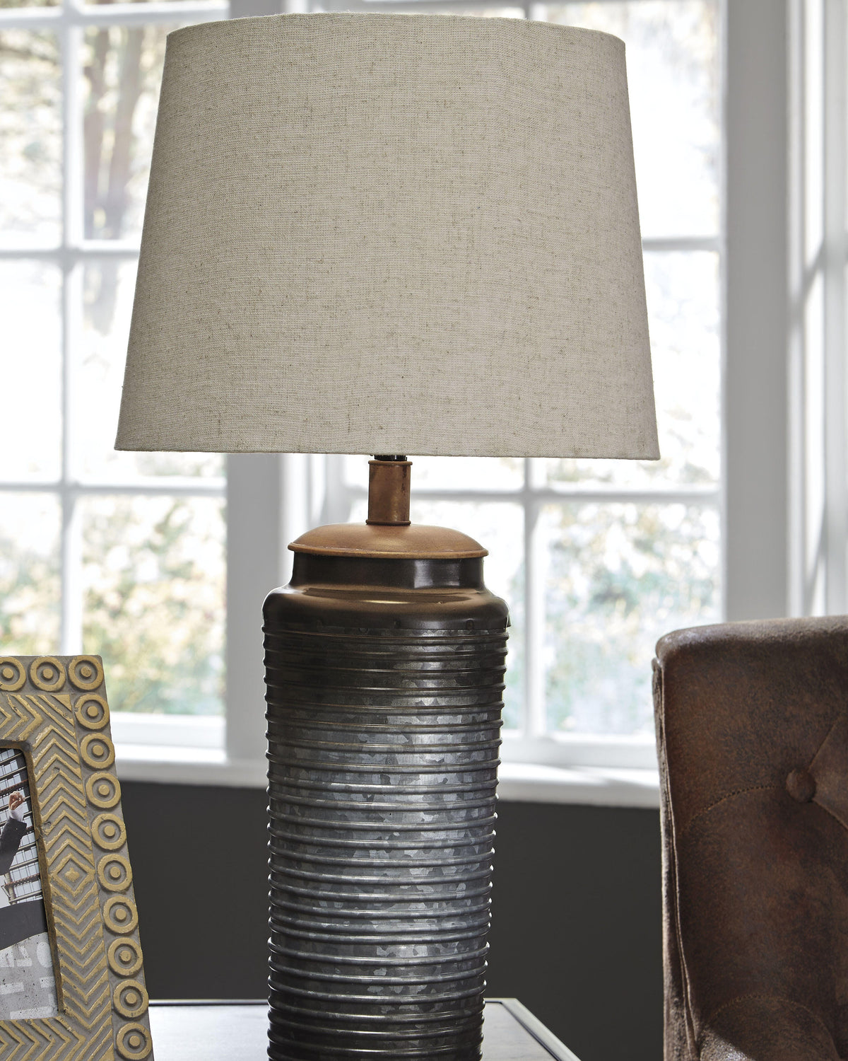 Norbert Table Lamp (Set of 2) - Gray (2)