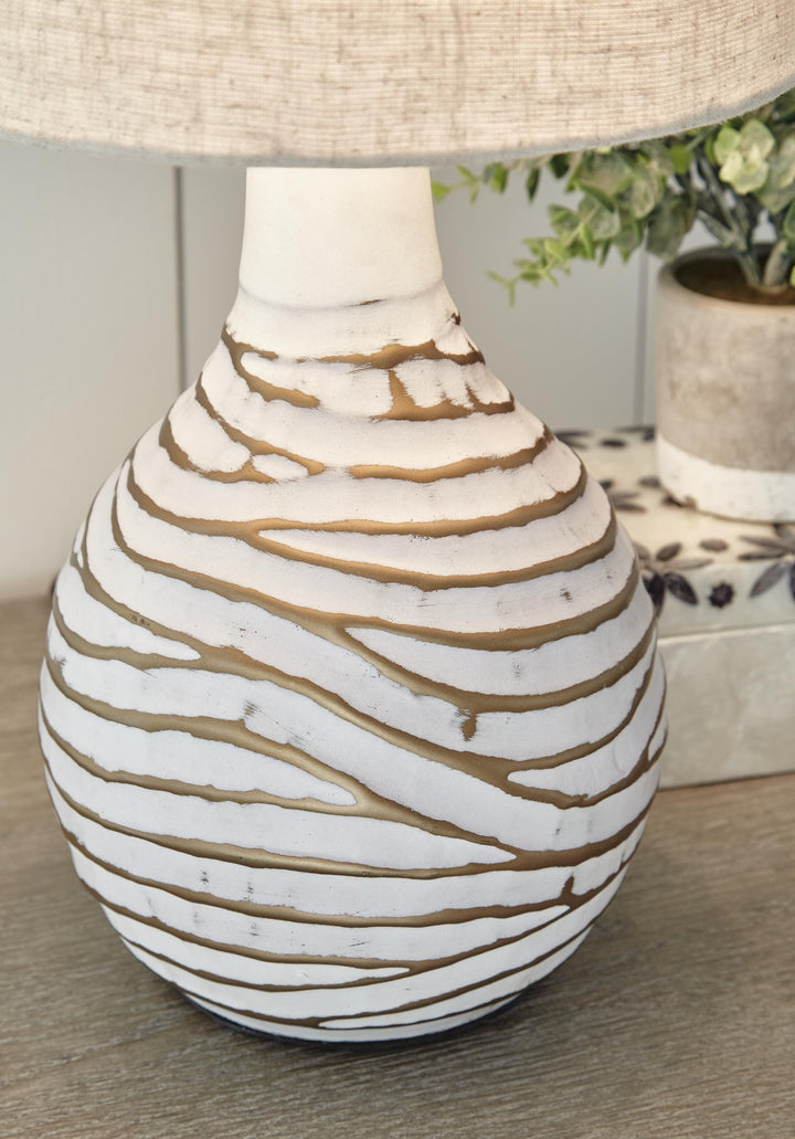Aleela Table Lamp - White (3)
