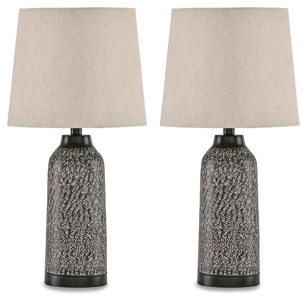 Lanson Table Lamp (Set of 2) - Dark Gray (1)