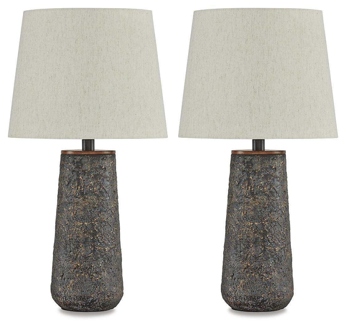 Chaston Table Lamp (Set of 2) - Dark Gray (1)