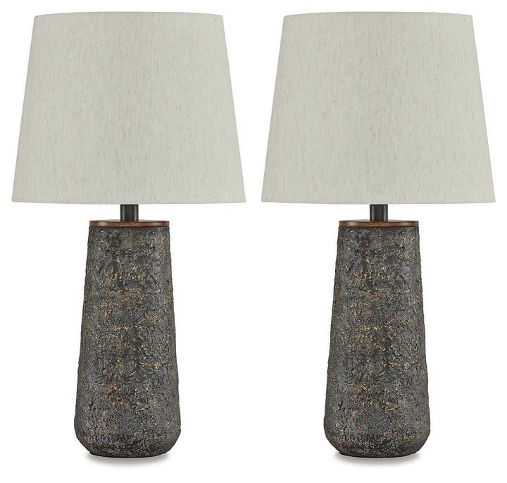 Chaston Table Lamp (Set of 2) - Dark Gray (1)