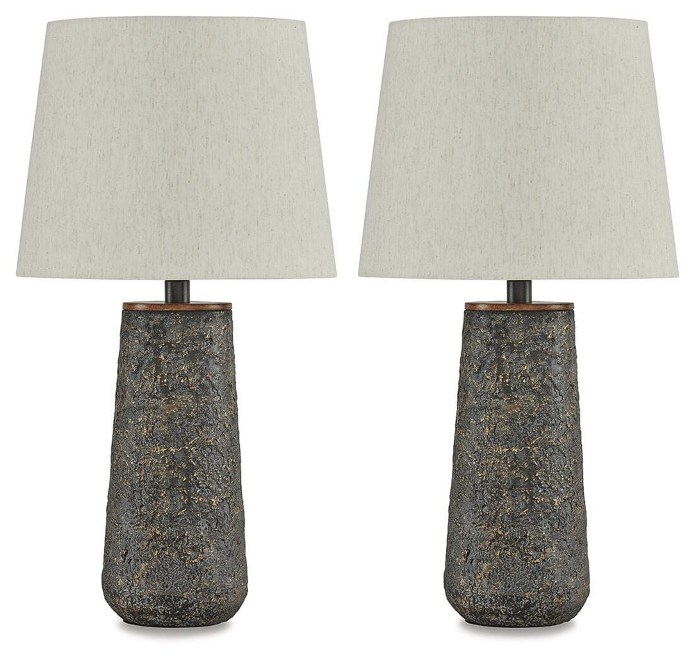 Chaston Table Lamp (Set of 2) - Dark Gray (1)