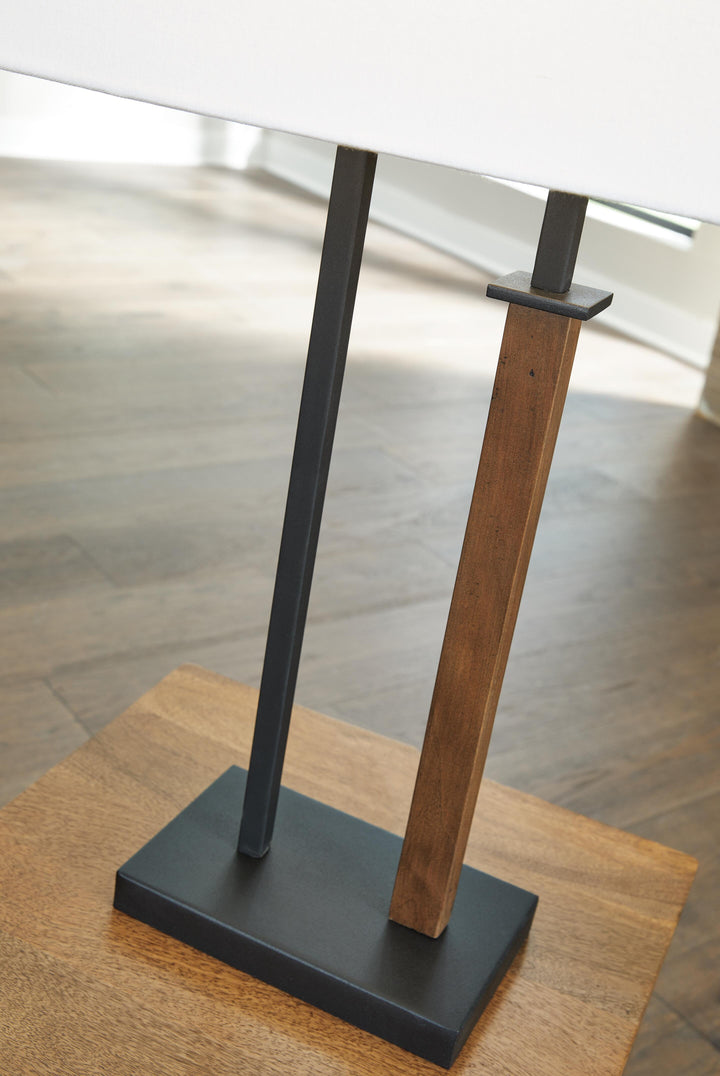 Voslen Table Lamp (Set of 2) - Black (4)