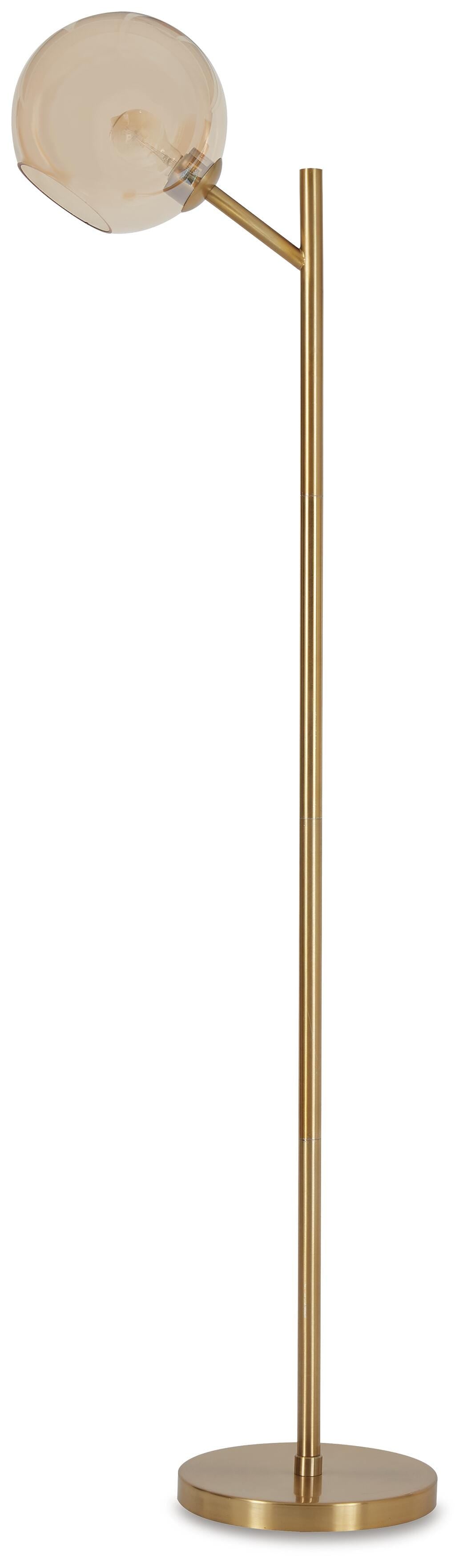 Abanson Floor Lamp - Light Brown (1)