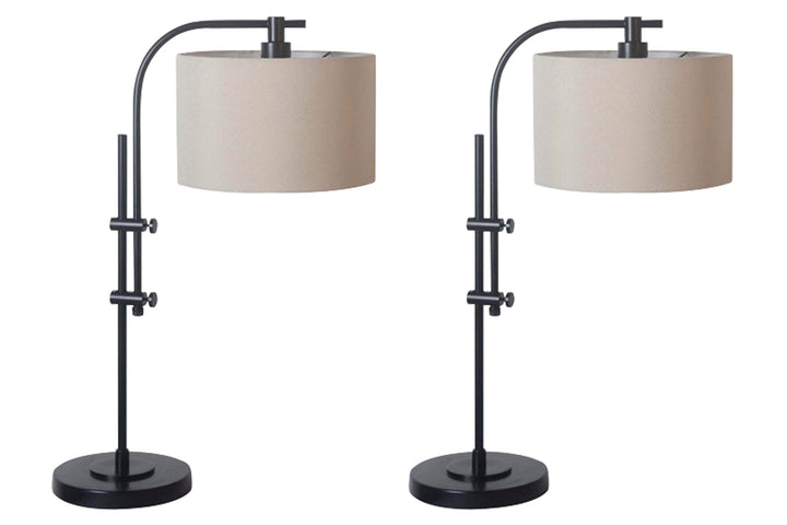 Baronvale Accent Lamp (Set of 2) - Black (2)