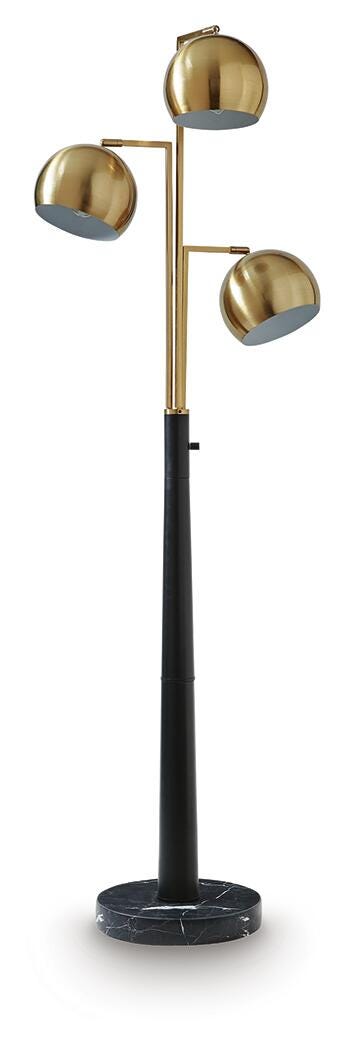 Sorcha Floor Lamp - Gold Finish/Black (1)