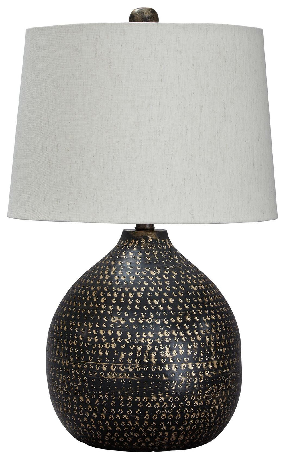 Maire Table Lamp (Set of 2) - Black/Gold Finish (4)