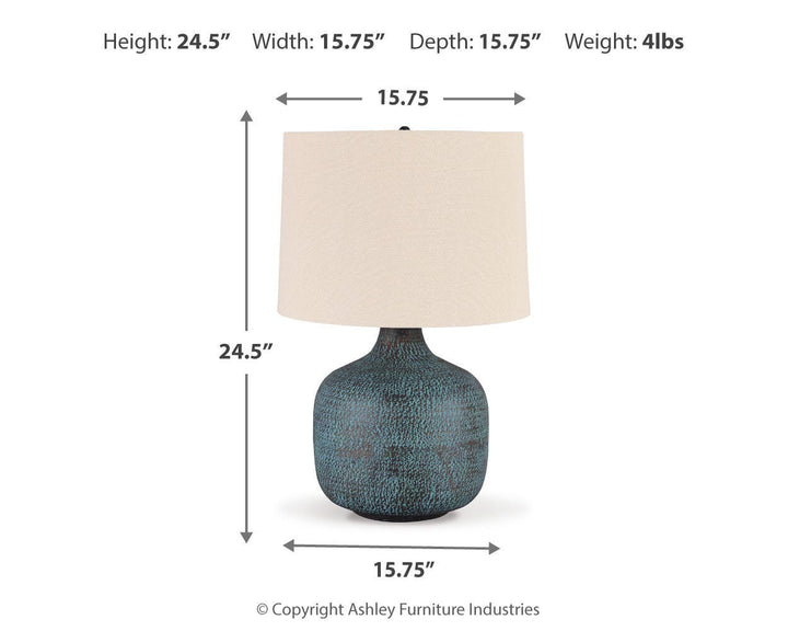 Malthace Table Lamp - Pearl Silver (4)