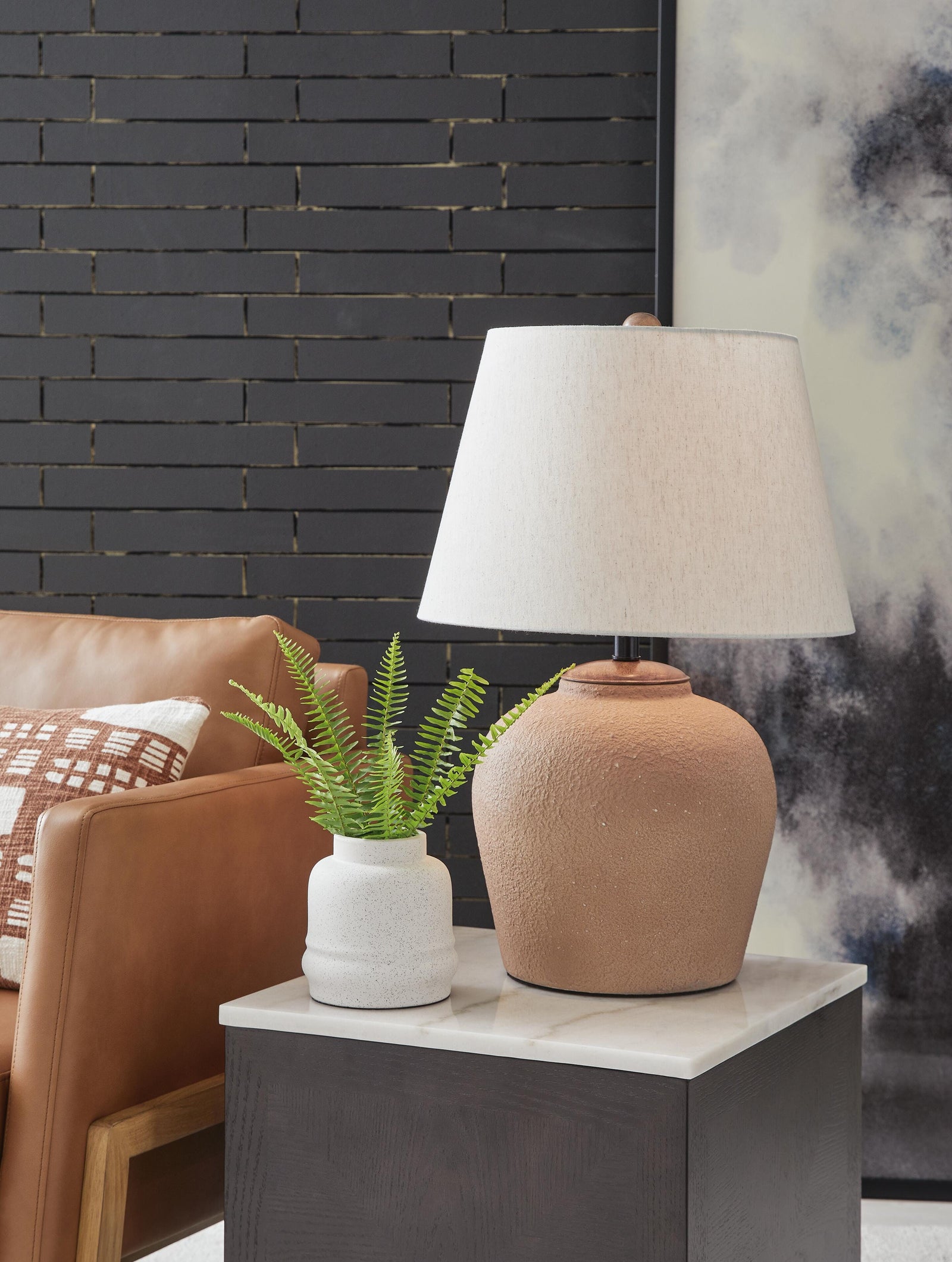 Scantor Table Lamp - Dark Brown (2)