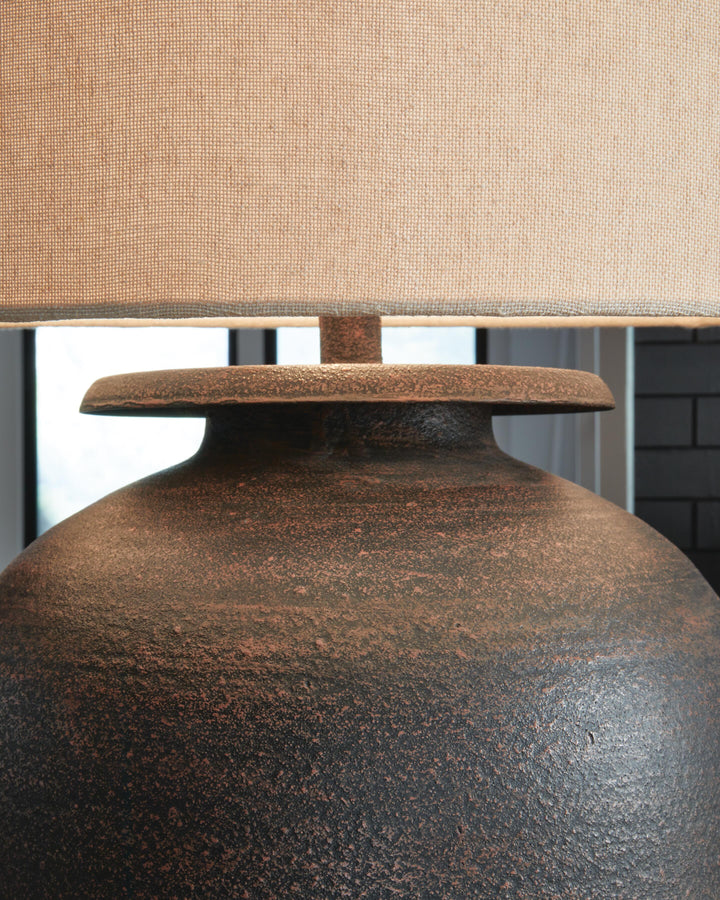 Carlenbury Table Lamp - Dark Brown (3)