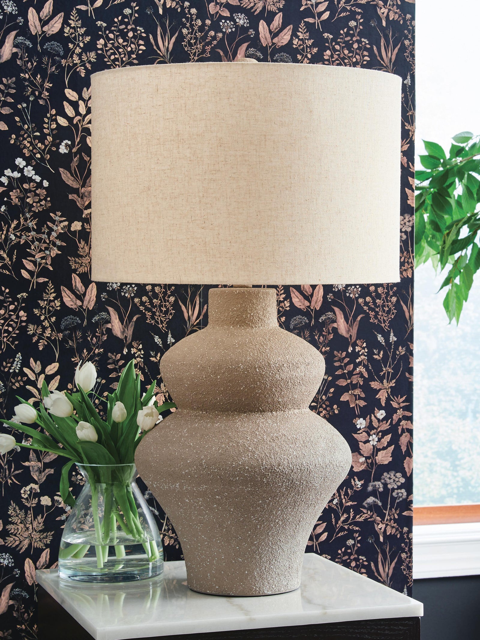 Jossleigh Table Lamp - Beige (2)