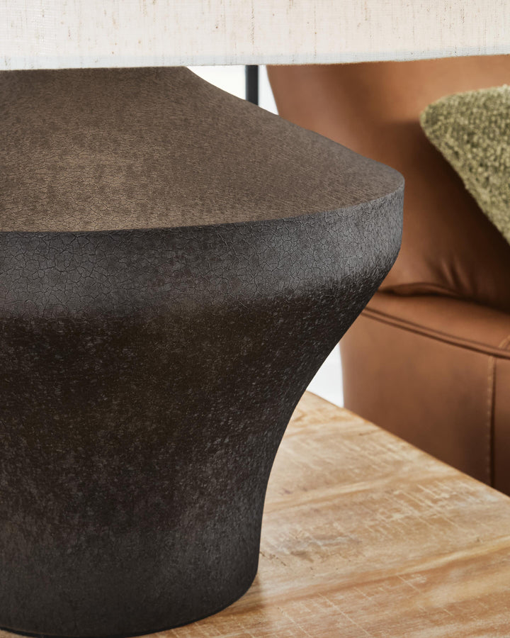 Dolanham Table Lamp - Distressed Brown (3)