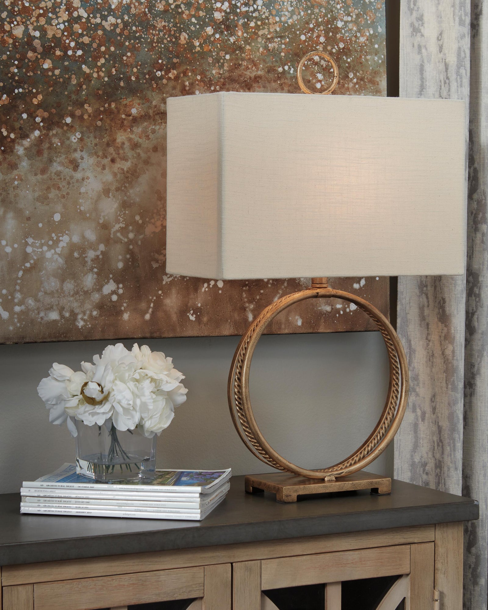 Mahala Table Lamp - Dark Brown (2)
