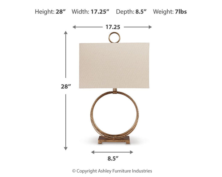 Mahala Table Lamp - Dark Brown (4)