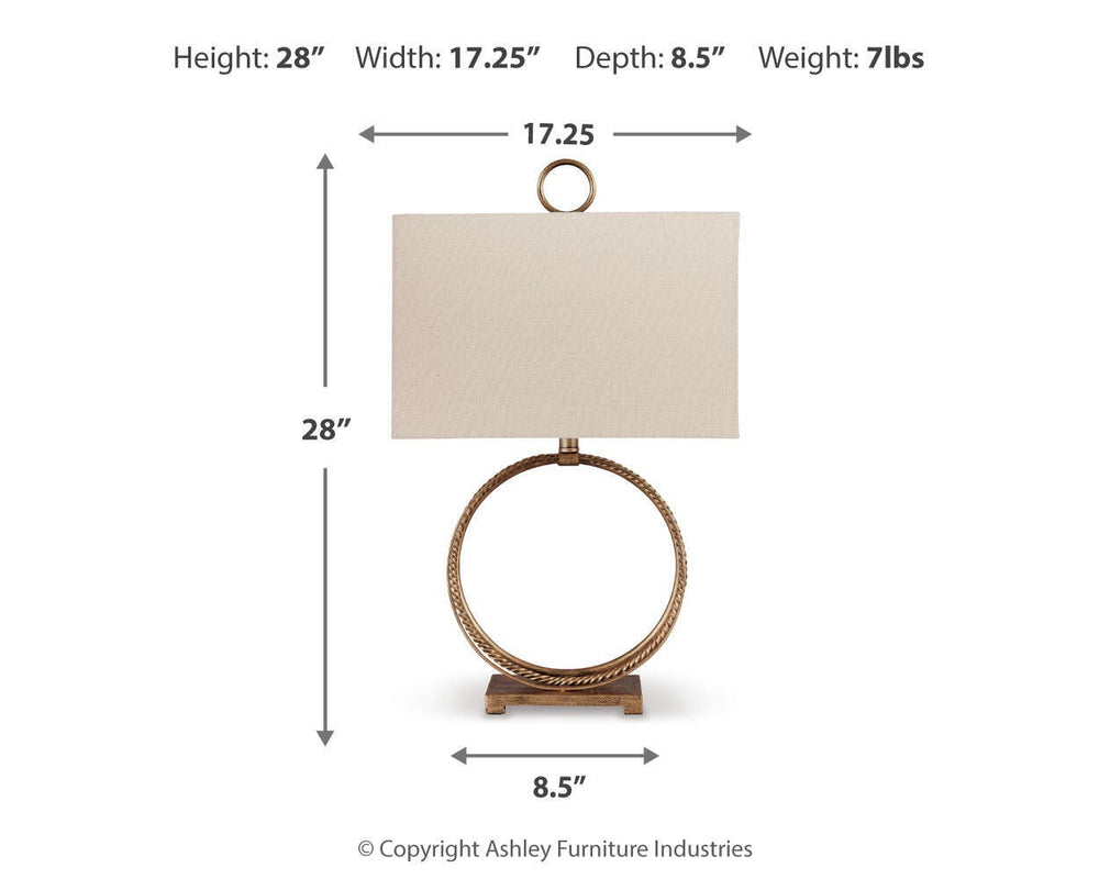 Mahala Table Lamp - Dark Brown (4)