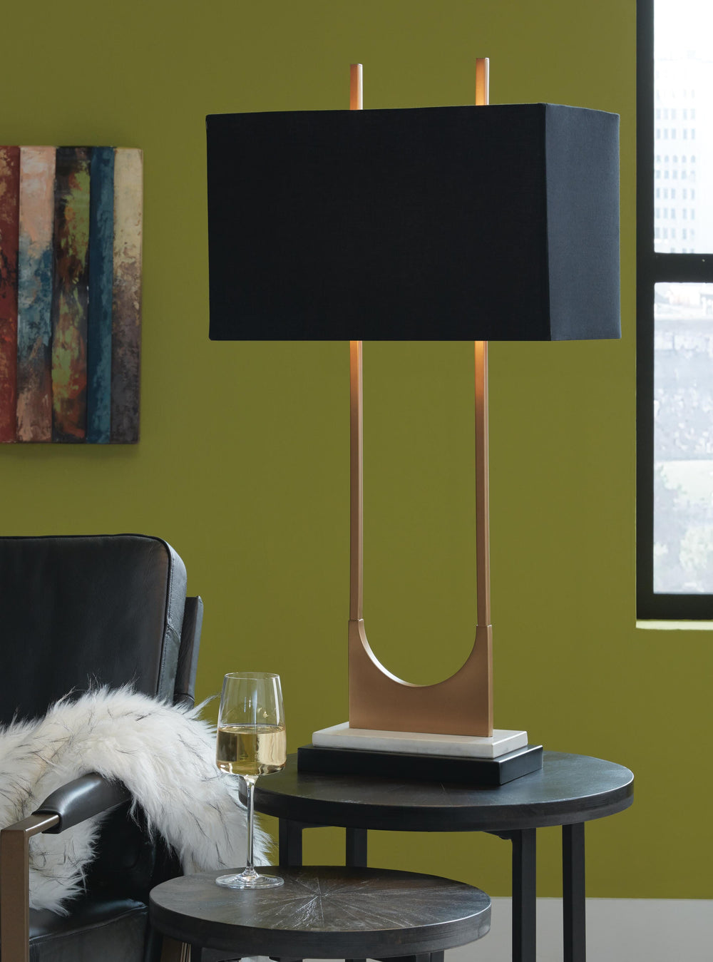 Malana Table Lamp - Light Brown (3)