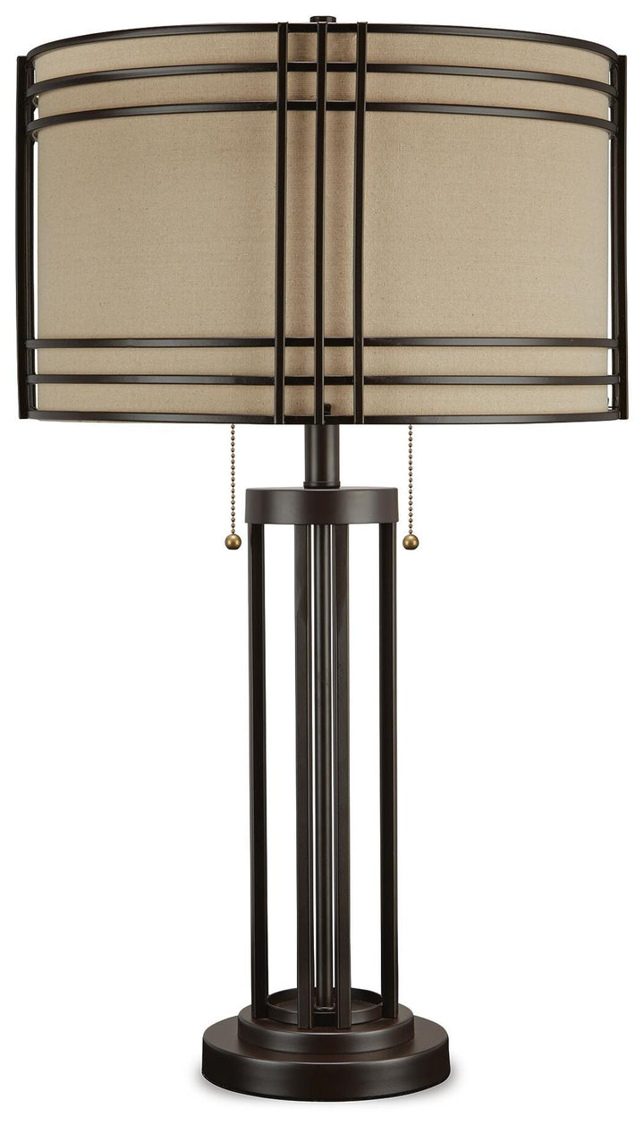 Hanswell Table Lamp - Dark Brown (1)