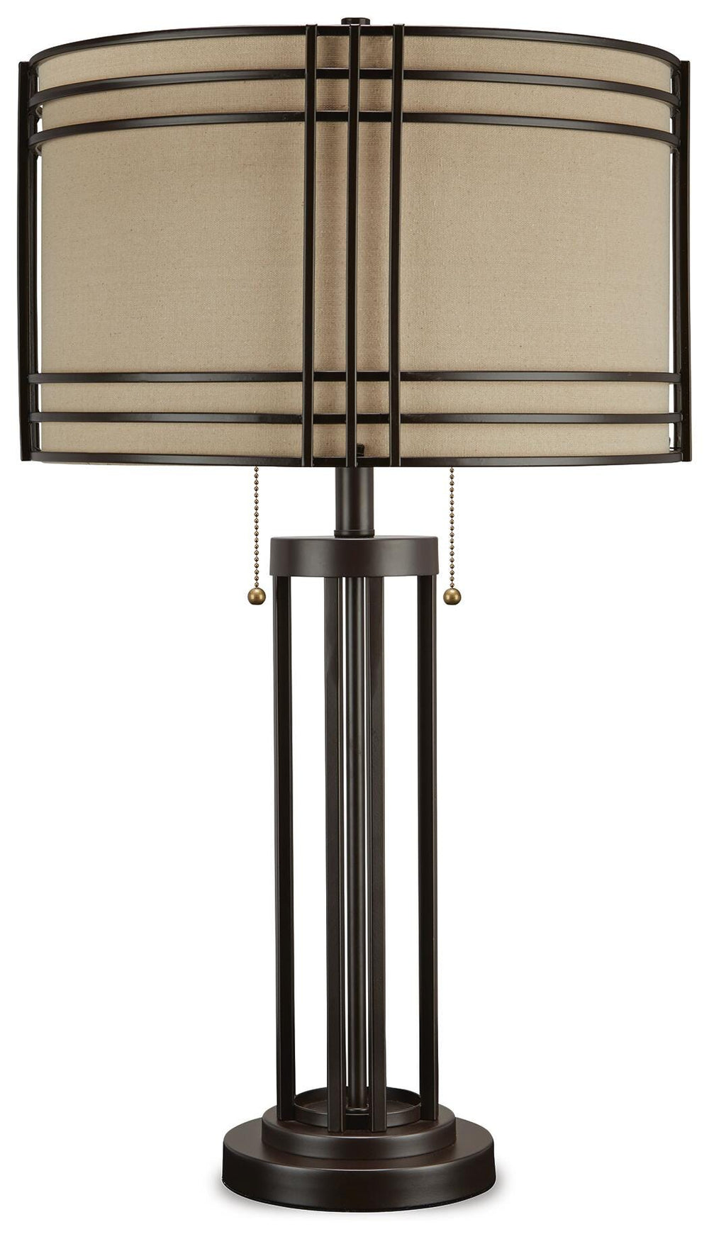 Hanswell Table Lamp - Dark Brown (1)