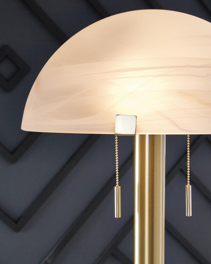Tobbinsen Floor Lamp - Light Brown (3)