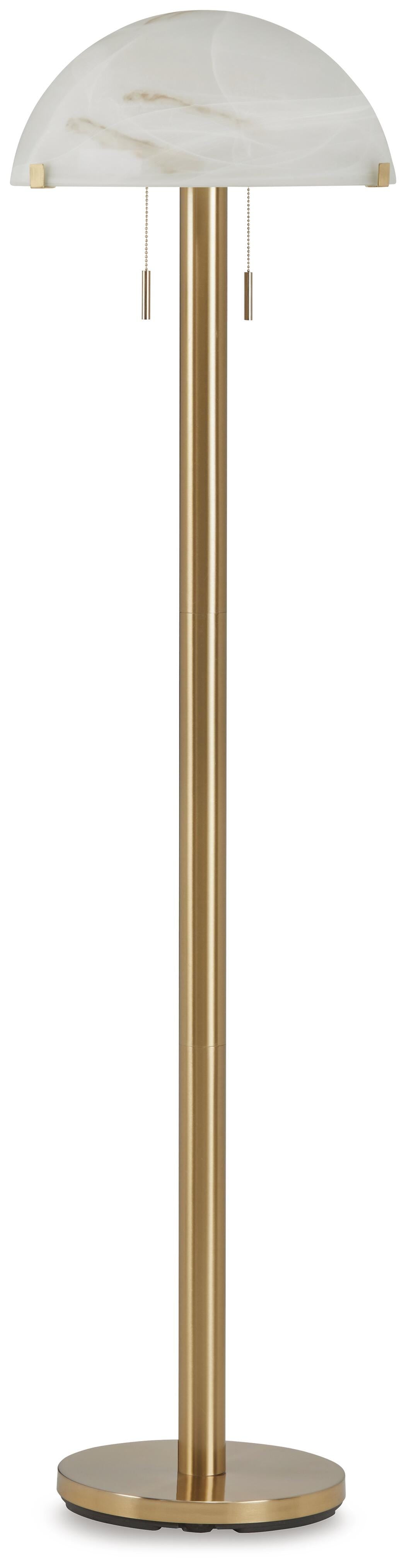 Tobbinsen Floor Lamp - Light Brown (1)