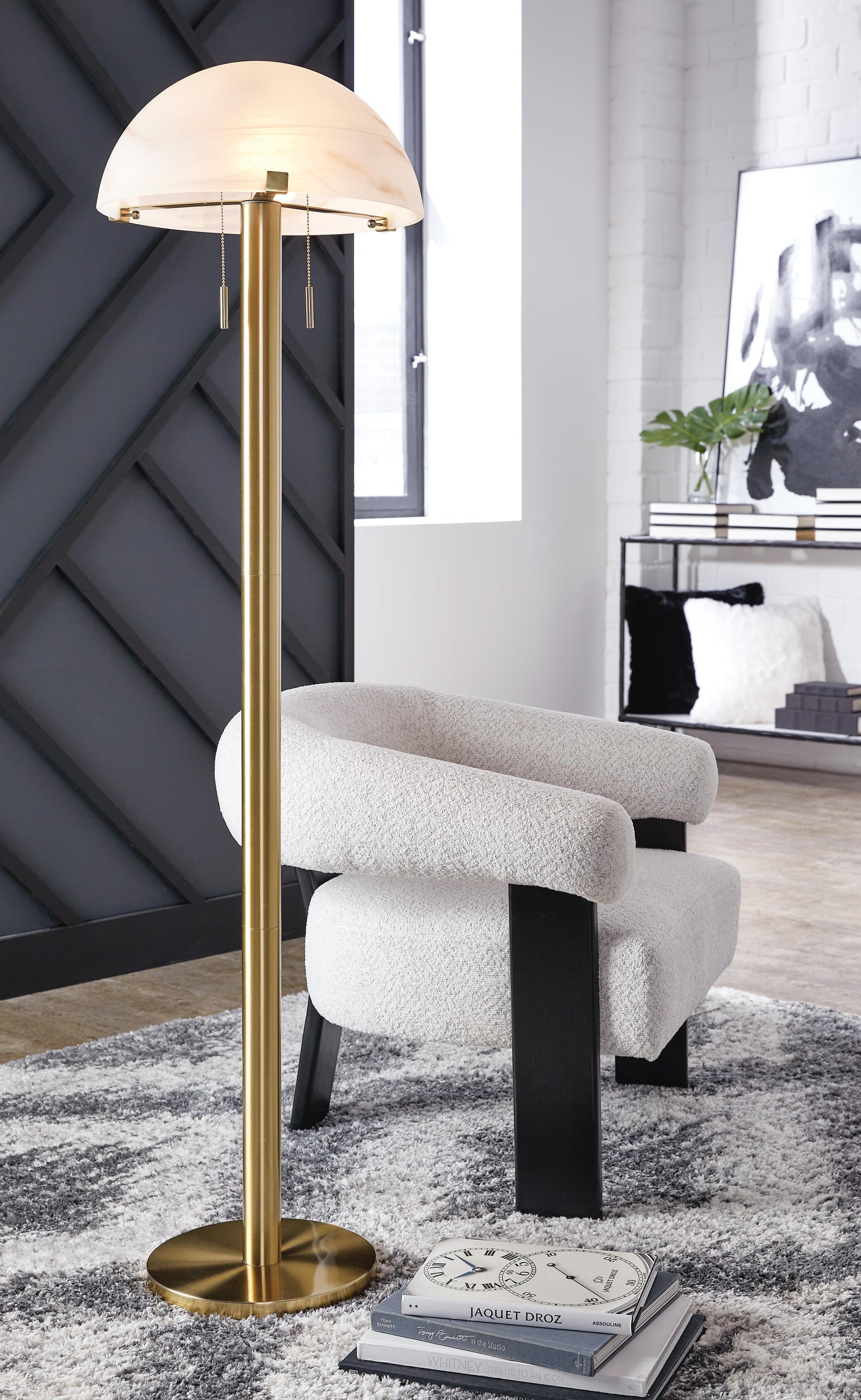 Tobbinsen Floor Lamp - Light Brown (2)