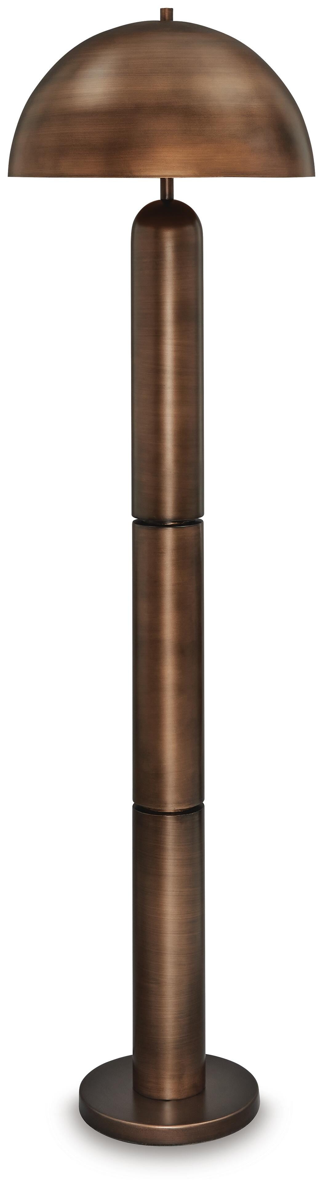 Wendfield Floor Lamp - Dark Brown (1)