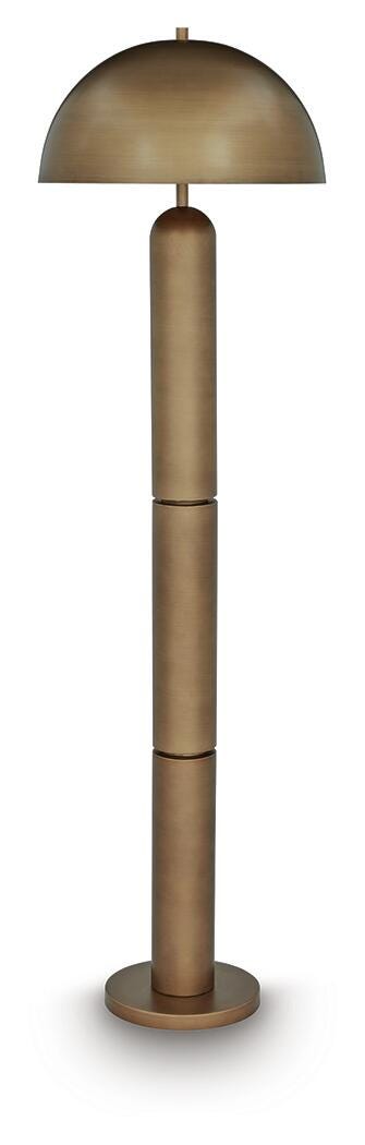 Wendfield Floor Lamp - Antique Gold Finish (1)