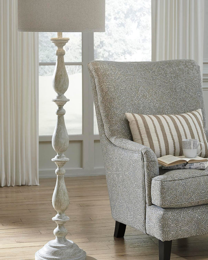 Bernadate Floor Lamp - Beige (2)