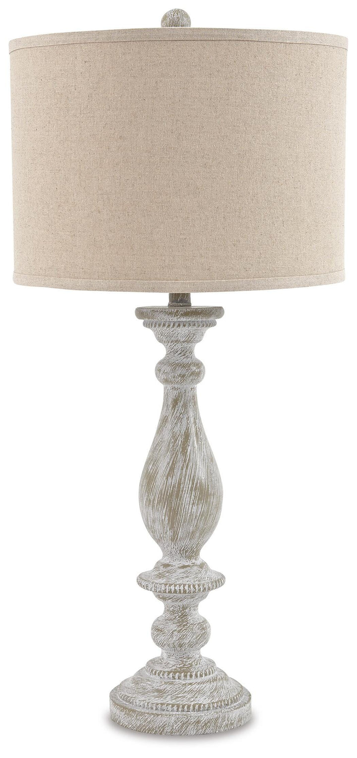 Bernadate Table Lamp (Set of 2) - Beige (3)