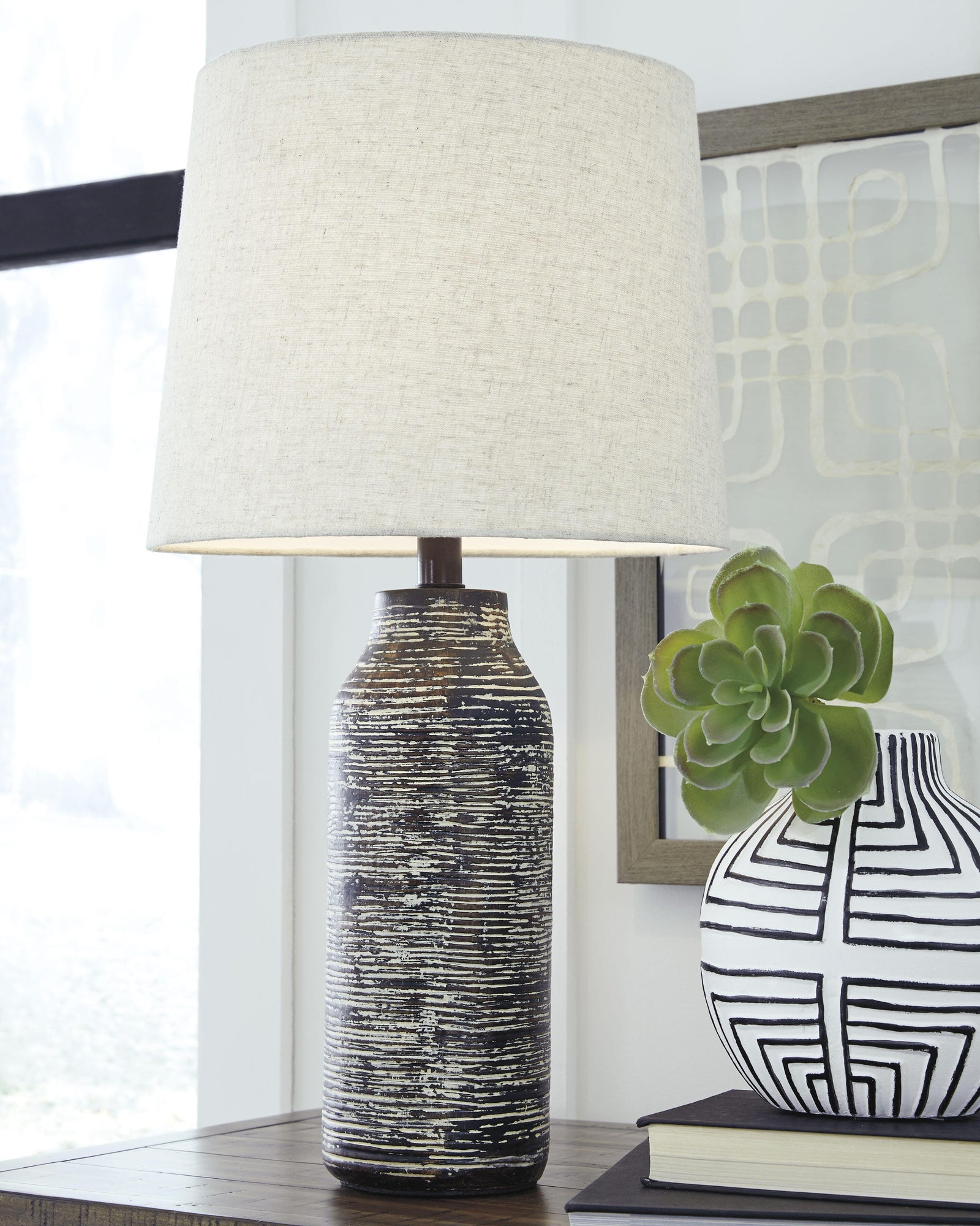 Mahima Table Lamp (Set of 2) - Black (2)
