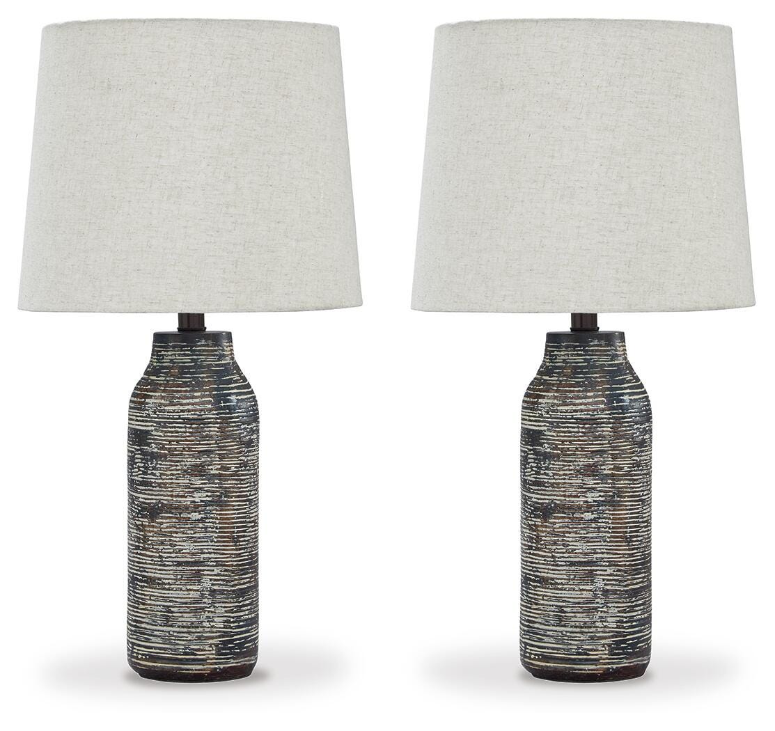 Mahima Table Lamp (Set of 2) - Black (1)