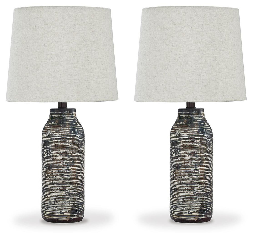 Mahima Table Lamp (Set of 2) - Black (1)