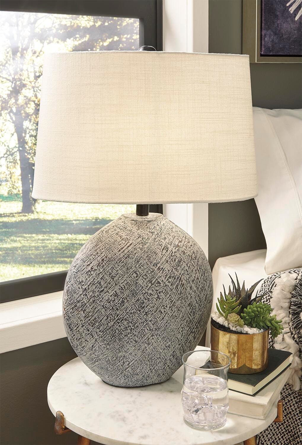 Harif Table Lamp - Beige (2)