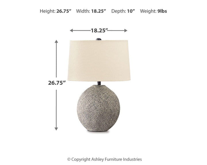 Harif Table Lamp - Beige (3)