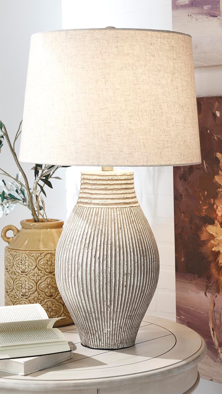 Layal Table Lamp - Beige (2)