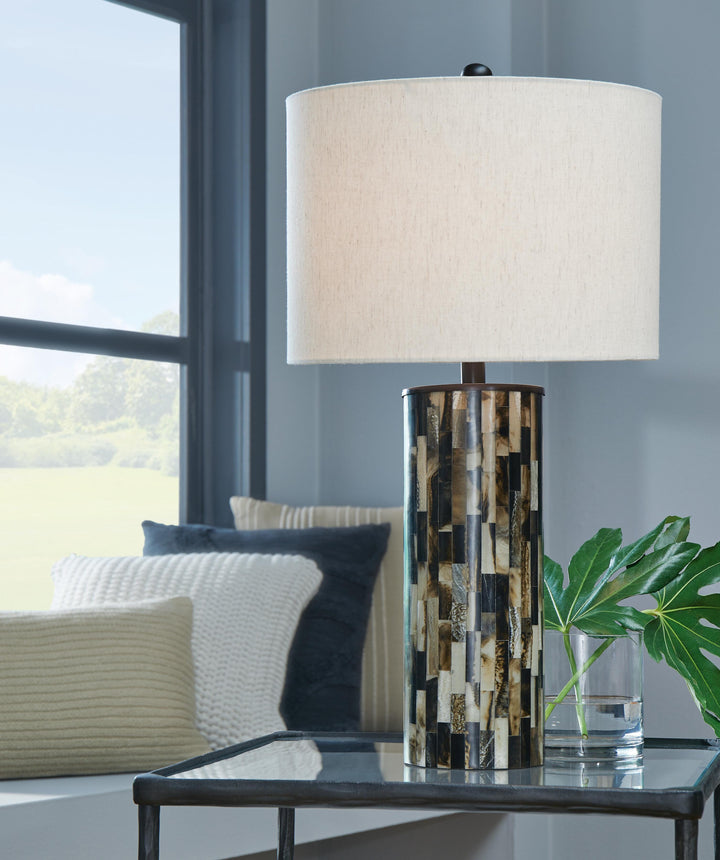 Ellford Table Lamp - Dark Brown (2)