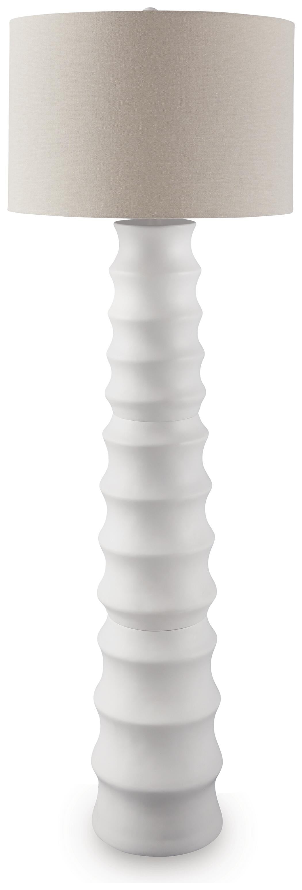 Veraleigh Floor Lamp - White (1)
