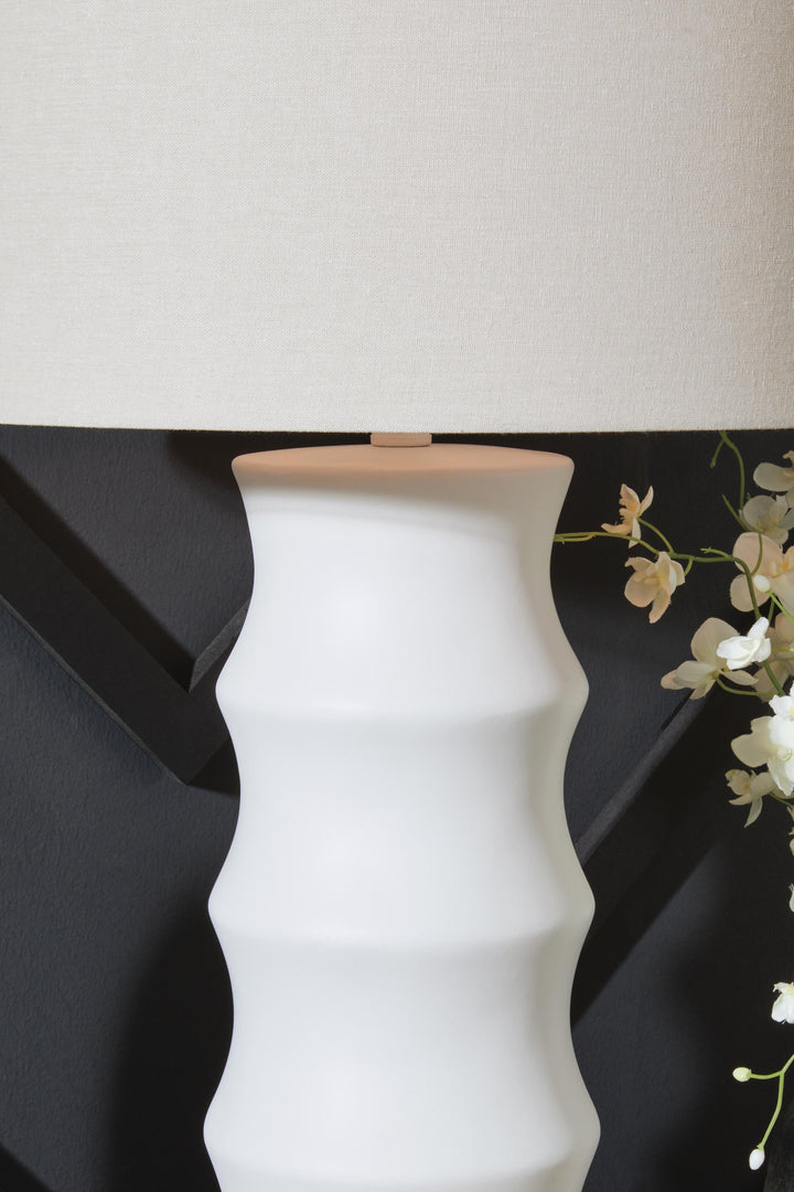 Veraleigh Table Lamp - White (3)