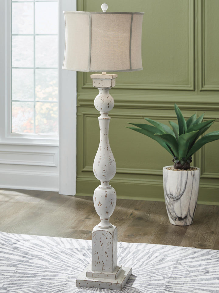 Madsbrook Floor Lamp - White (2)