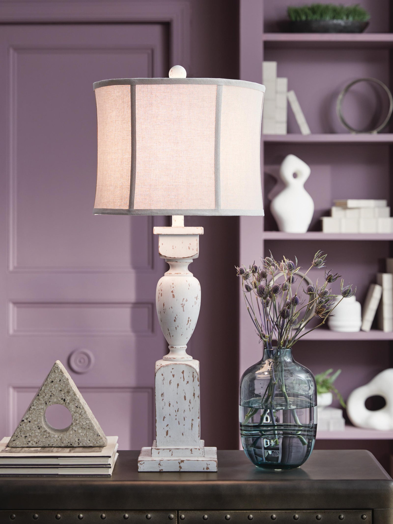 Madsbrook Table Lamp - White (2)
