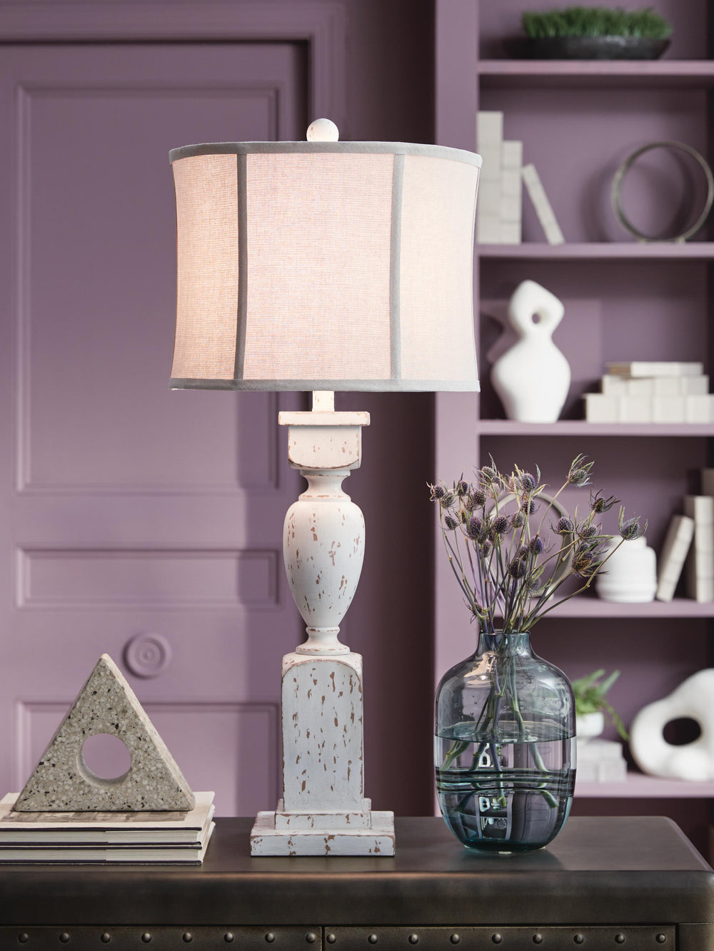 Madsbrook Table Lamp - White (2)