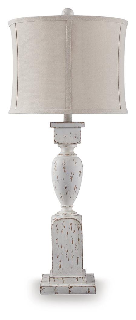 Madsbrook Table Lamp - White (1)
