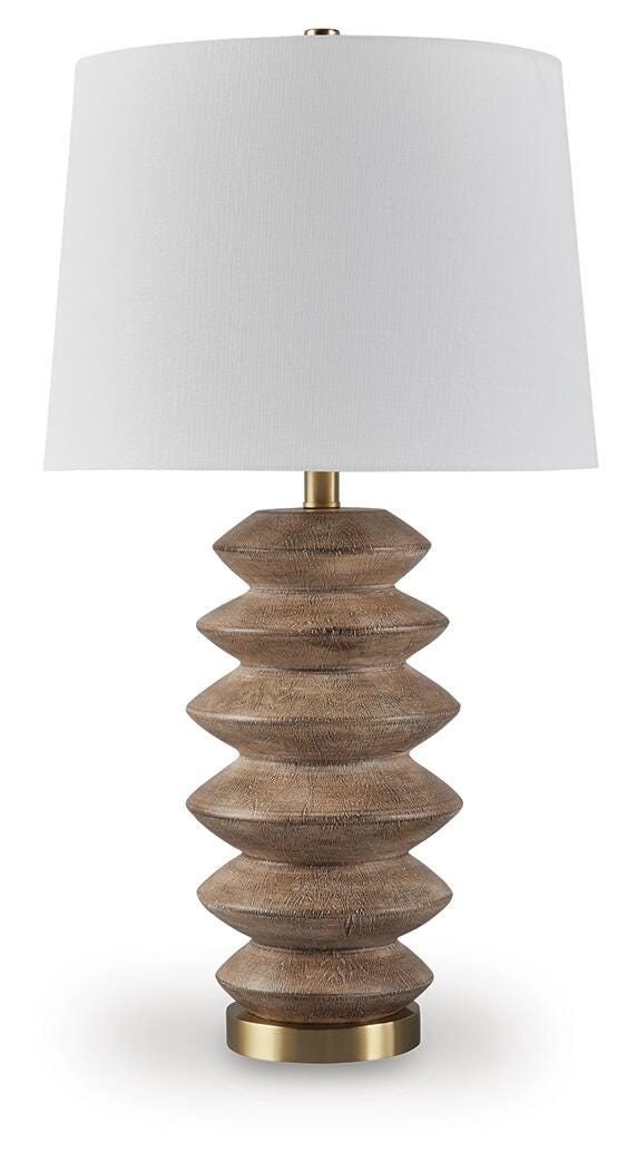 Jyllyard Table Lamp - Dark Brown (1)