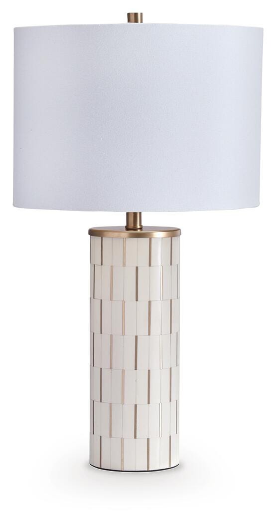 Faridworth Table Lamp - White (1)