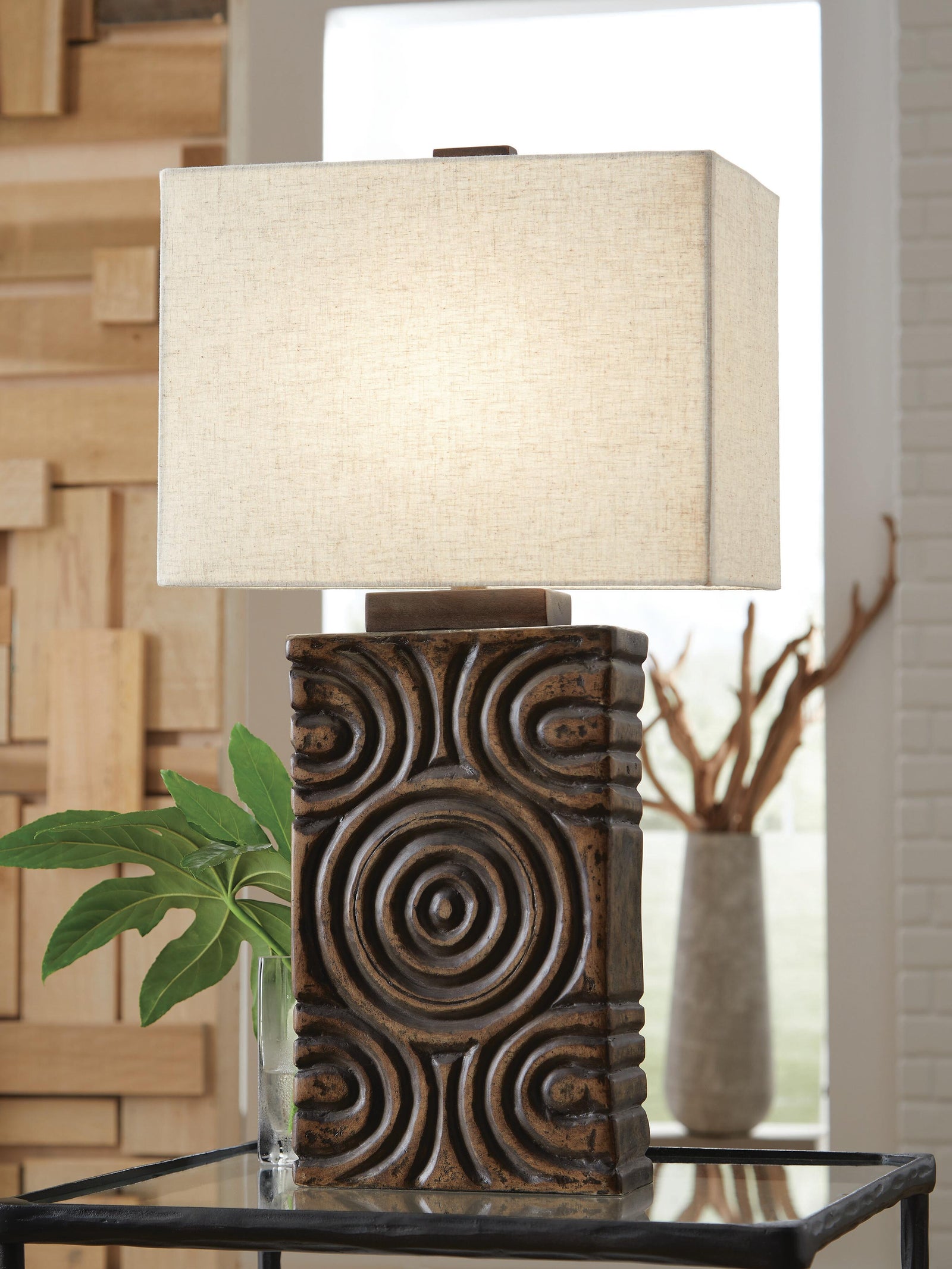 Heathbury Table Lamp - Dark Brown (2)